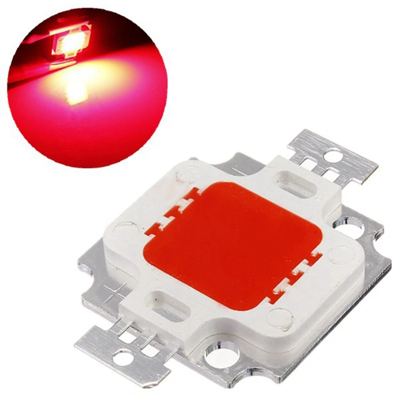 2X10 Вт светодиодный прожектор с чипом COB, Прожекторная лампа, Цвет лампочки: красный Изображение 1
