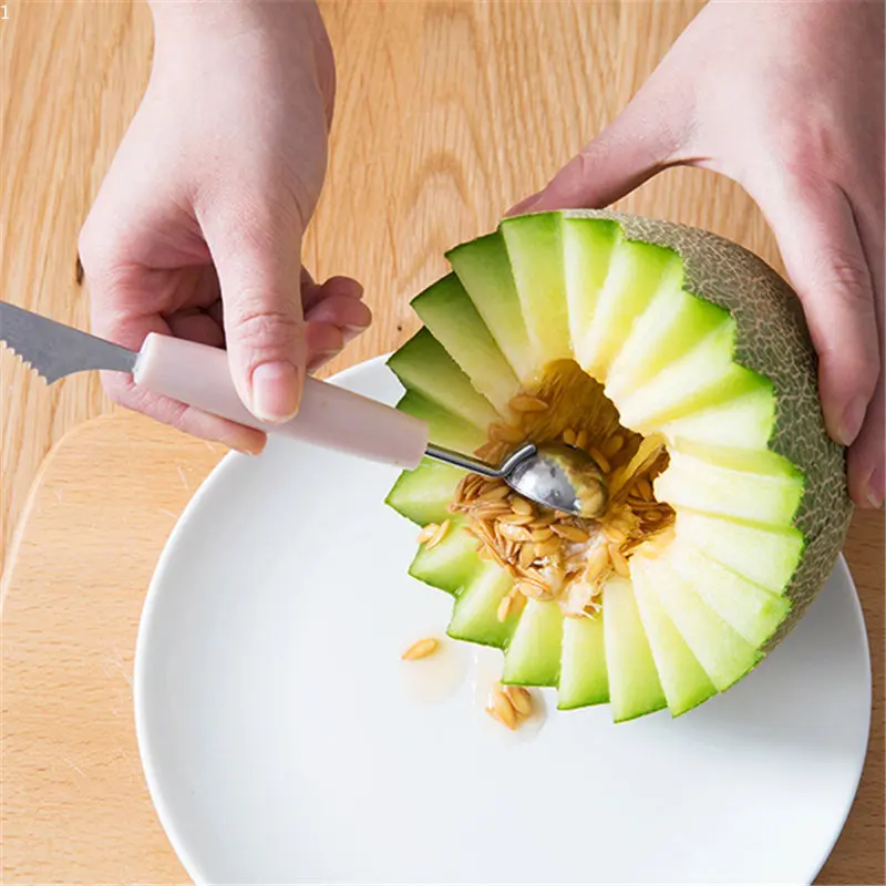 Набор форм для ножей для фруктов, устройство для выкапывания мякоти из дыни и фруктов, кухонные приспособления 
