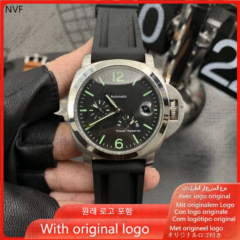 Мужские часы NVF 904l Автоматические механические часы из нержавеющей стали 43 мм-pna Изображение 0
