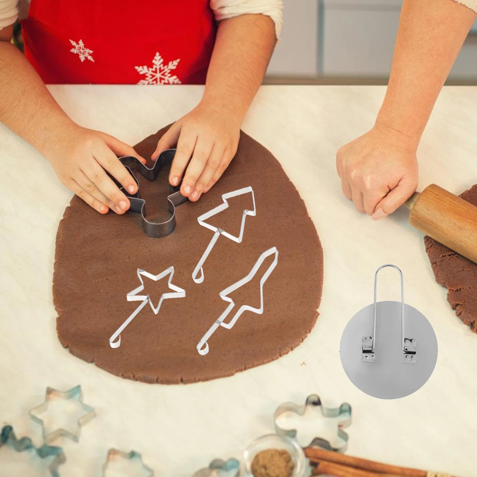 Праздничный зонт для печенья, металлические праздничные формы для выпечки своими руками из нержавеющей стали, формочки для выпечки Изображение 2