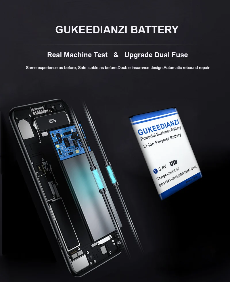 Аккумулятор GUKEEDIANZI B800BE B800BC 4950 мАч для Samsung Galaxy Note 3 III Note3 N9000 N9005 N900 N900A N900M Аккумулятор мобильного Телефона Изображение 5