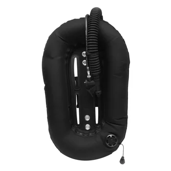 30-фунтовое подводное плавание с маской и трубкой Donut Wing с одним баком, компенсатор плавучести BCD, профессиональное снаряжение для дайверов, черный