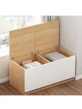 Шкаф с плавающим окном, шкаф-кан, откидная крышка, деревянный шкаф для хранения, табурет для хранения, шкаф для хранения, коробка для сортировки всякой всячины,