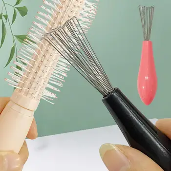 Щетка для волос с металлической проволокой, грабли, расческа для волос, щетка для чистки ручки из АБС-пластика, средство для удаления щеток, встроенные Косметические Инструменты