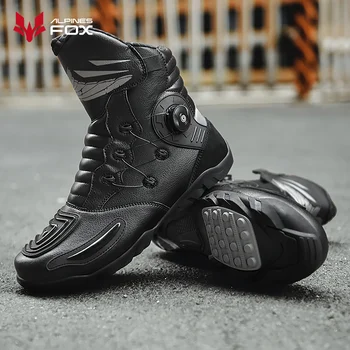 Новые мотоциклетные ботинки унисекс, повседневные ботинки для мотокросса, велосипедные дышащие гоночные мужские ботинки, Обувь для езды на мотоцикле