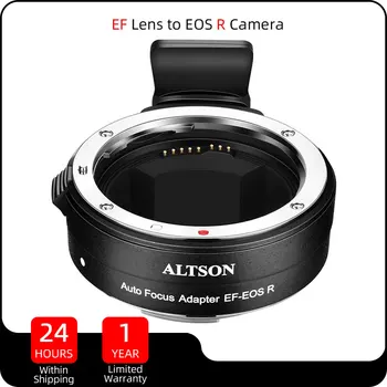Переходное кольцо объектива ALTSON с Автофокусом для объектива Canon EF к камере Canon EOS R RF Mount с Электронным управлением диафрагмой RP R3 R5 R6 R7
