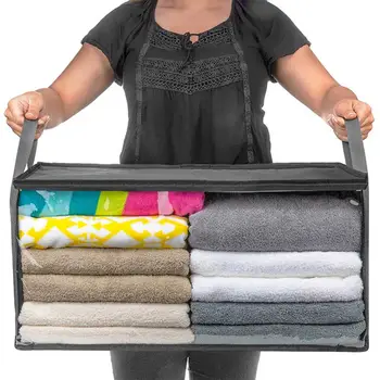 Складные одеяла Сумка для хранения одежды Большой емкости Чехол-органайзер для одежды Шкаф для багажа Подушка Одеяло Сумка-органайзер для хранения