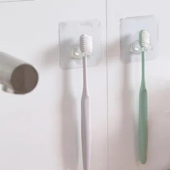 1x Держатель для зубной щетки Прозрачная подставка для хранения зубных щеток