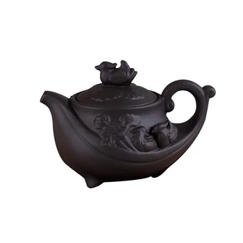 Аутентичный Чайный Сервиз Большой Чайник Для Приготовления Чая Чайный Сервиз Чайник Для Воды Красная Глина Фиолетовая Глина Мандаринская Утка, Играющая с Водой