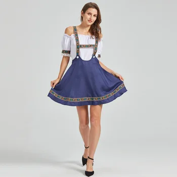 Фартук, платье для костюма на Октоберфесте, Немецкий фестиваль, юбка с пивным ремешком, наряд сексуальной горничной, косплей, Маскарадное платье для вечеринки на Хэллоуин