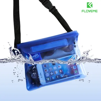Водонепроницаемый чехол FLOVEME Смартфон для iPhone XS MAX XR 7 Plus, чехол для телефона, сумка для Huawei Xiaomi, чехлы для подводных поясных сумок