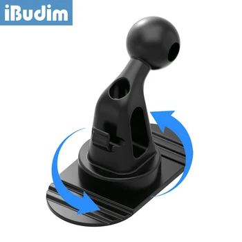 iBudim Универсальный Автомобильный держатель для телефона 17 мм с шаровой головкой, Вращающийся на 360 градусов, Крепление для автомобильного телефона на приборной панели, Кронштейн GPS, Аксессуары