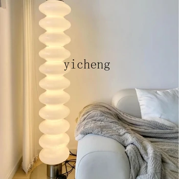 Торшер XL Gourd Art Гостиная С Вертикальным дизайном Спальня Креативная Настольная лампа Сбоку