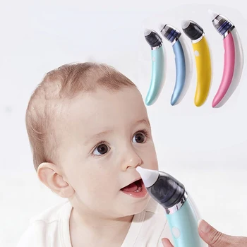 Новый Электрический Детский Назальный аспиратор, Электрический Очиститель носа, Оборудование для шмыганья носом, Безопасное Гигиеническое средство для удаления соплей из носа для новорожденных