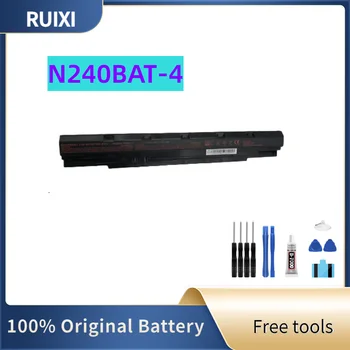 RUIXI Оригинальный аккумулятор N240BAT-4 для CLEVO N250LU N250JU N240BU N240JU Для NP3240 6-87-N24JS-42L3 6-87-N24JS42L2 14,8 V 48WH