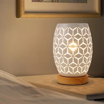 Прикроватная лампа для спальни, сенсорная светодиодная настольная лампа с USB-портом, настольная лампа для спальни, ночник для гостиной, украшение столовой