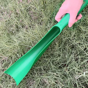 Инструмент для чистки Ложка для листьев Пластиковый Желоб Совок Листья 43X9,5 см Мелкий очиститель Дождь