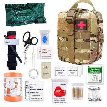 Походный тактический набор для оказания первой помощи 21 предмет для скорой помощи, сумка IFAK, поставляемая для походной военной сумки для неотложной медицинской помощи