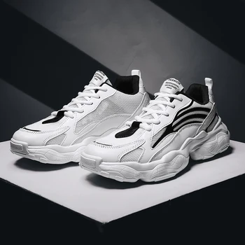 Damyuan/ Мужские Белые вулканизированные Кроссовки, Удобная обувь, Повседневная спортивная обувь для ходьбы на платформе, Мужские кроссовки Tenis masculino Zapatillas Hombre