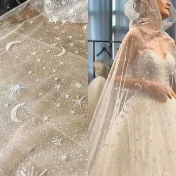 новейший дизайн свадебного платья платье кружевная ткань свадебная кружевная ткань шириной 130 см свадебное платье кружева продаются по ярдам