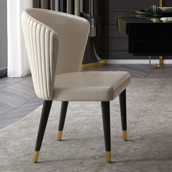 Современные стулья Эргономичный Ленивый дизайн гостиной Роскошное Индивидуальное кресло для отдыха Nordic Sedie Cucina Мебель для дома MQ50KT