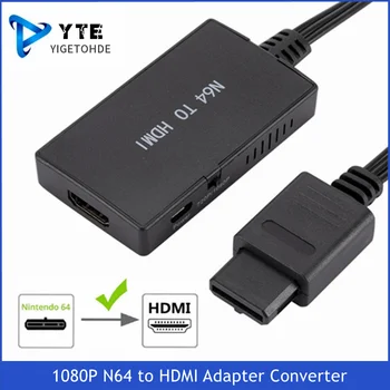 Конвертер YIGETOHDE N64 в HDMI Подключи и играй 1080P Для кабеля конвертера N64 в HDMI Кабель HDMI для N64 и Super SNES и NGC