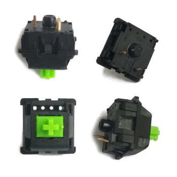 Новые переключатели RGB MX 4шт зеленого цвета для механической игровой клавиатуры razer Blackwidow и других 3-контактных устройств