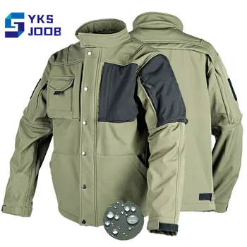 Мужские тактические походные куртки, зимние водонепроницаемые ветрозащитные флисовые топы, теплые куртки для кемпинга, трекинга, скалолазания, мужские
