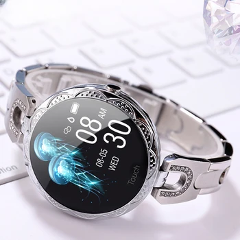 Женские часы AK15, женский модный браслет, браслет для измерения артериального давления, сердечного ритма, фитнес-трекер, умный браслет, женские умные часы VS H8 KW10