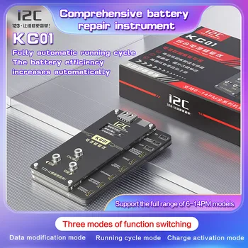 НОВЫЙ инструмент для ремонта аккумулятора I2c KC01 для iPhone 11 12 13 14 PRO с шифрованием, исправлением работоспособности, изменением номера цикла