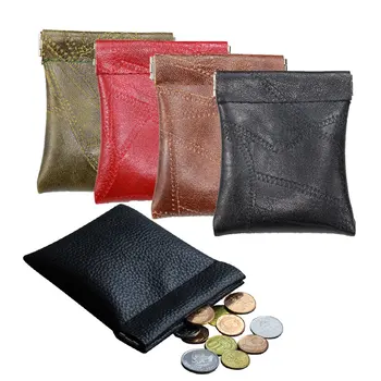 Маленький мини-кошелек из искусственной кожи для женщин и мужчин, короткий кошелек, сумка для денег, маленький ключ, бизнес, держатель кредитной карты, подарок