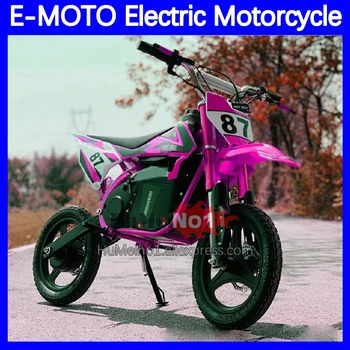 Электрический квадроцикл ПО бездорожью E-MOTO Мотоцикл 500 Вт Мотогонки MOTO Dirt Bike Trail-велосипедная трасса велосипед По Пересеченной местности Карабкающийся Мотоцикл