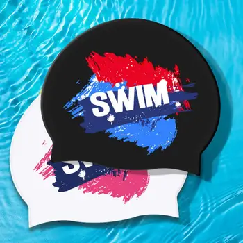 Шапочка для плавания Очень мягкая, без запаха, Защитная для ушей, мужская шапочка для плавания, плавательные кепки для мужчин