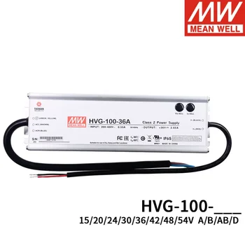 MEAN WELL HVG-100 180-528VAC Высоковольтный вход, водонепроницаемый светодиодный источник питания