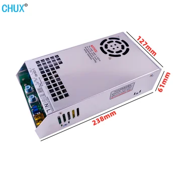 CHUX 1000 Вт 1200 Вт Переменного тока в Постоянный Регулируемый Импульсный Источник Питания Для Светодиодной Промышленности 0-12 В 24 В 36 В 48 В 60 В 72 В 80 В 110 В 220 В SMPS