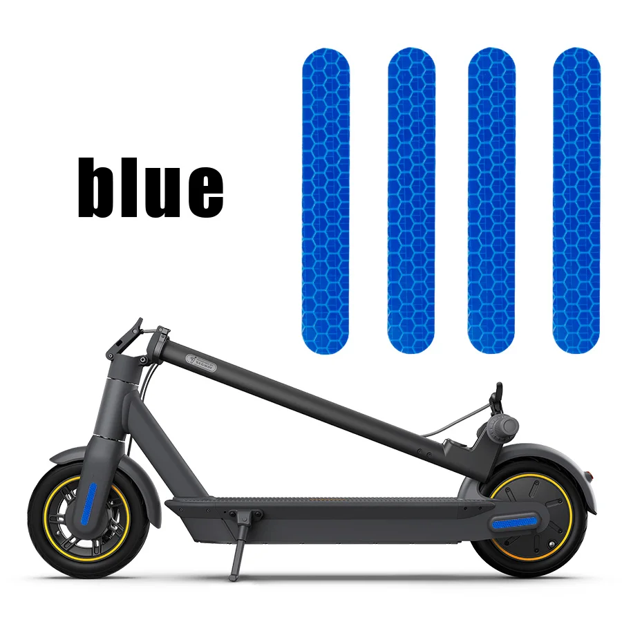 Наклейка на крышку колеса для электрического скутера Ninebot Max G30 Предупреждение о безопасности Водонепроницаемое Украшение Детали со светоотражающей клейкой лентой Изображение 1