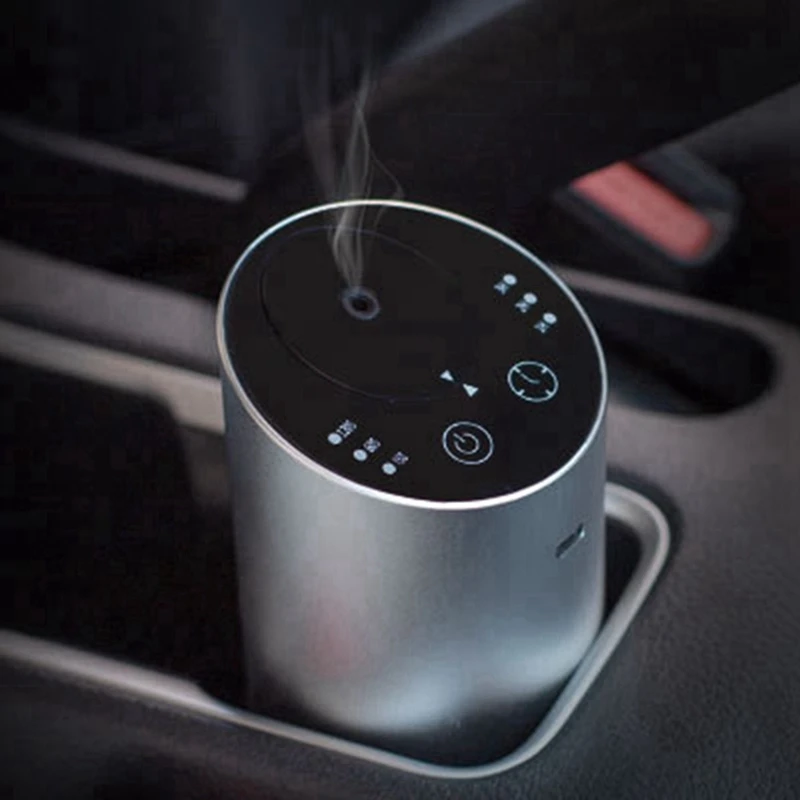 2X Автомобильный освежитель воздуха с диффузором эфирного масла, безводный USB-распылитель для ароматерапии, перезаряжаемый для домашней йоги E Изображение 1