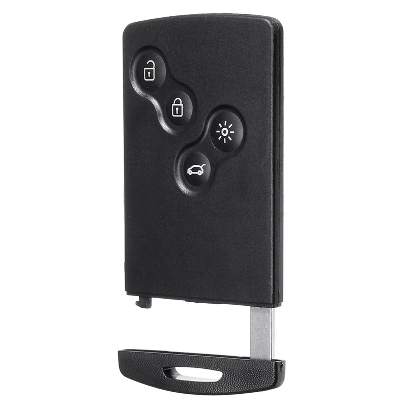 2X смарт-карта с 4 кнопками, автомобильный ключ с чипом PCF7952 433 МГц, дистанционный ключ для Renault Megane 3 2009 - 2014 Изображение 1