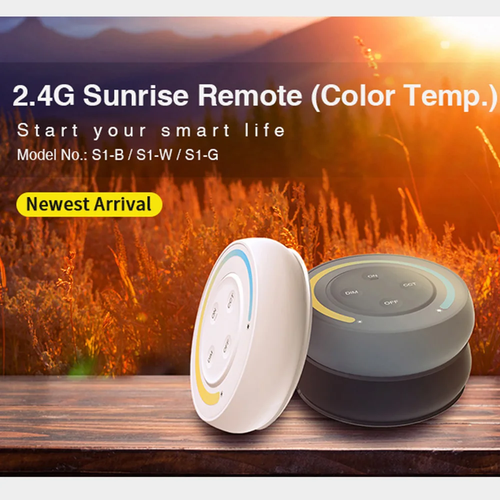 Miboxer S1/S2 3V2.4G Sunrise Пульт Дистанционного управления Rainbow Remote Для 5050 2835 5630 Цветовая температура RGB RGBW RGB + CCT Светодиодная лента Изображение 5