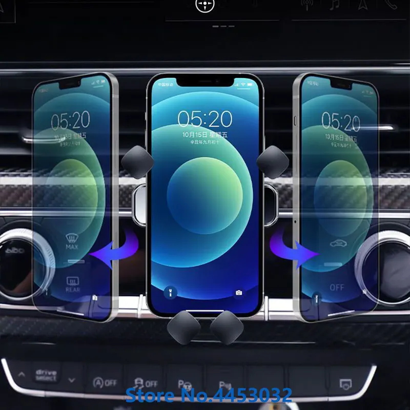 Гравитационный кронштейн для Volkswagen Tiguan L 2022yr Автомобильный держатель для мобильного телефона, зеркало, Подставка для GPS с фиксированным основанием, Аксессуары Изображение 2