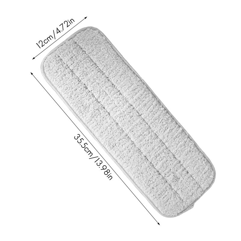 16шт Прочная Чистка Для Xiaomi Deerma Tb500 Распылитель Воды Швабра Поворотная 360 Чистящая Ткань Заменить Ткань 355x120 мм Изображение 2