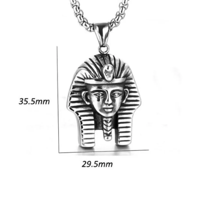 WANGAYAO2023 новая мода египетский фараон Сфинкс кулон ожерелье индивидуальность все сплав ключицы цепочка юбилей jewelr Изображение 3