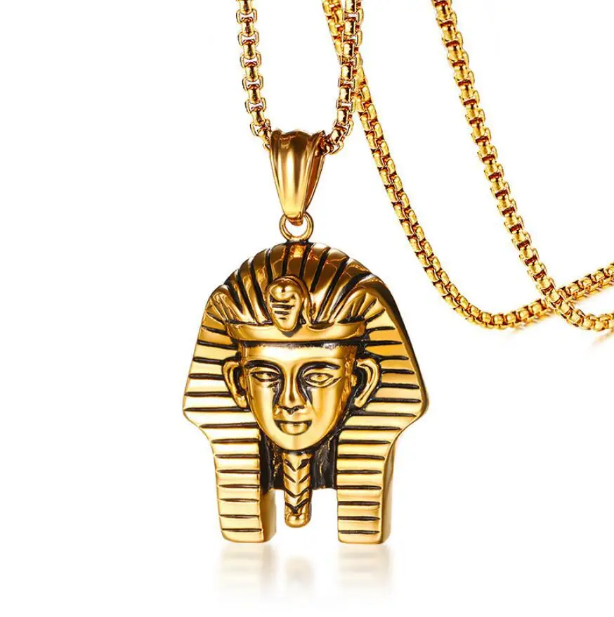 WANGAYAO2023 новая мода египетский фараон Сфинкс кулон ожерелье индивидуальность все сплав ключицы цепочка юбилей jewelr Изображение 4