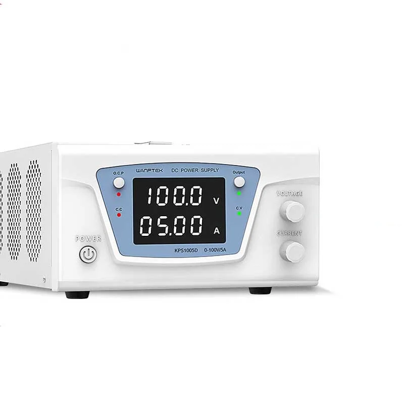 KPS1005D Высокоточный Мощный Регулируемый светодиодный источник питания с двойным дисплеем постоянного тока 220 В EU 100 В/10A Изображение 1
