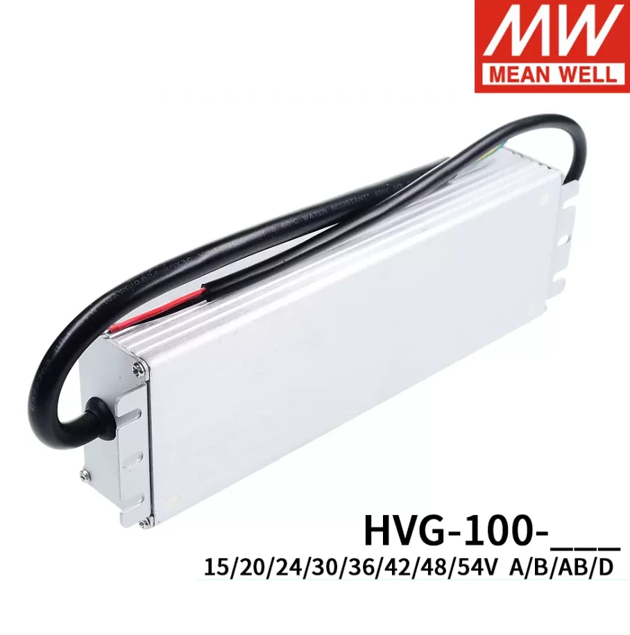 MEAN WELL HVG-100 180-528VAC Высоковольтный вход, водонепроницаемый светодиодный источник питания Изображение 1