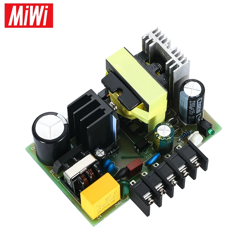 MIWI NLP-75 Вт 12 В с одним выходом переменного тока постоянного тока, модель Ultra DIN Rail, импульсный источник питания для светодиодного адаптера Изображение 1